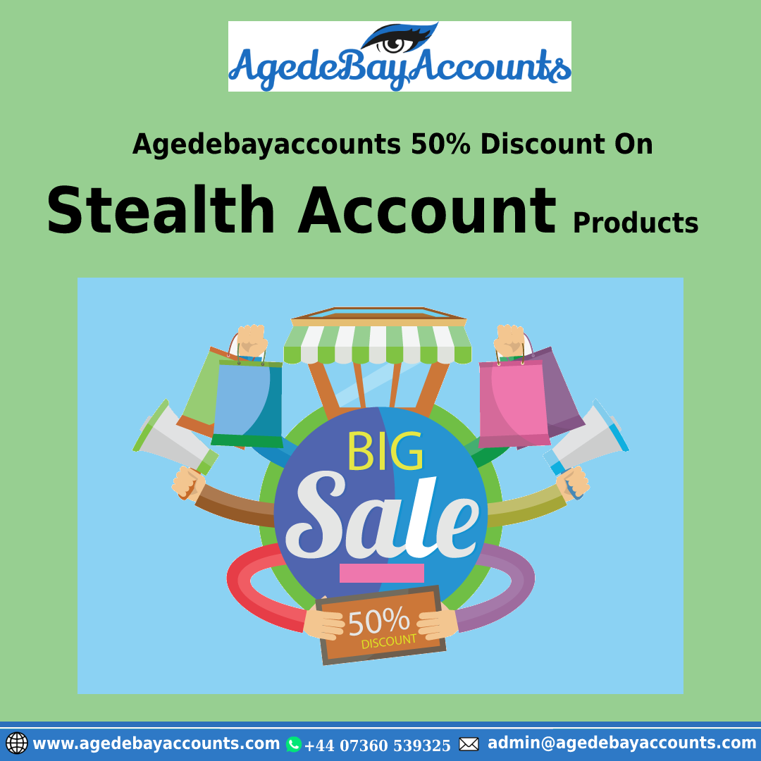 Agedebayaccounts 50% Discount On Stealth Account